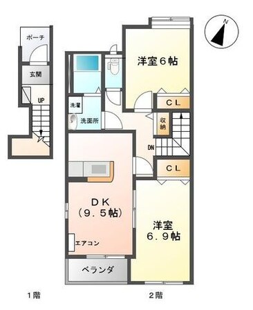 アメニティハウス上冨居の物件間取画像